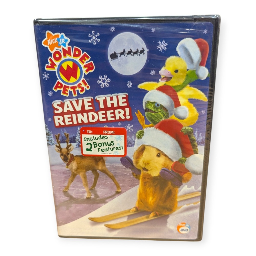 Nick Jr Wonder Pets Save The Reindeer DVD 2007 Christmas Holiday Special New